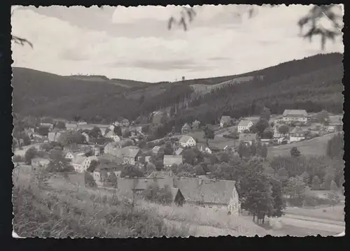 Temple de la poste de campagne Smalzgrube sur Annaberg-Buchholz/Erzgebirge SSt 1958 sur AK