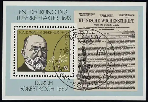 Bloc 67 Robert Koch 1982, ESSt Berlin