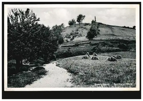 AK Sarrebruck Spicher Berg Agriculture Gardes de foin, inutilisé vers 1930