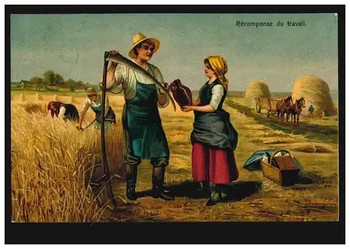 AK Agriculture Pause de récolte: La récompense de travail, couru vers 1910