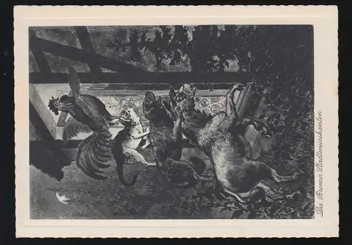 Animaux-AK Les Musicats de la Ville de Bremer, BREMEN 3.4.1939