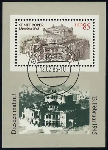 Block 80 Semperoper Dresden 1985, VS-O Berlin ZPF