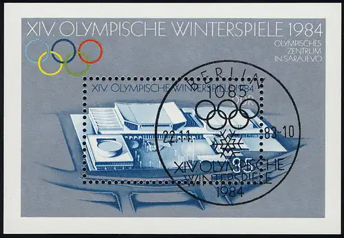 Block 74 Olympische Winterspiele Sarajevo, ESSt Berlin