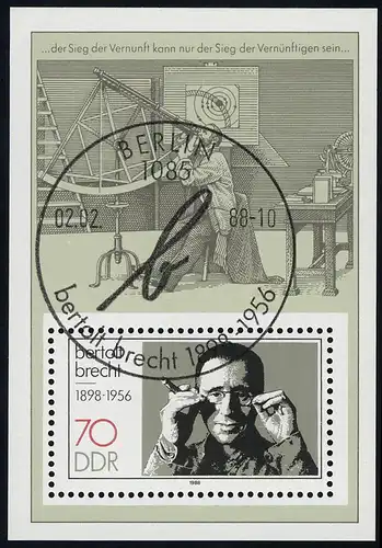 Bloc 91 Bertolt Brecht 1988, ESSt Berlin