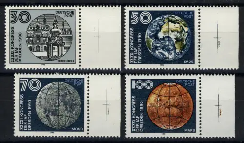 3360-3363 Congrès de l'IFF 1990, croix de passe à droite