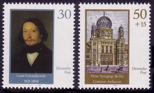 3358-3359 Neue Synagoge Berlin, Satz postfrisch