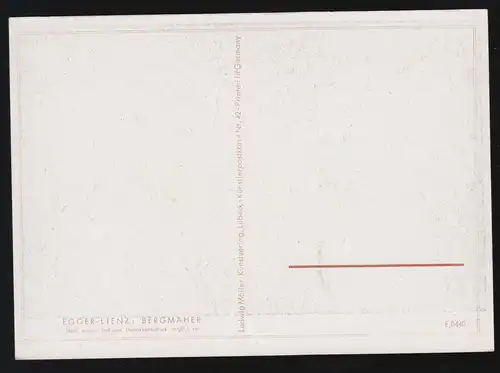 AK Artiste Thomas Risk: Pasteurs en soirée, Poste de champ BAD REICHENHALL 14.3.1944