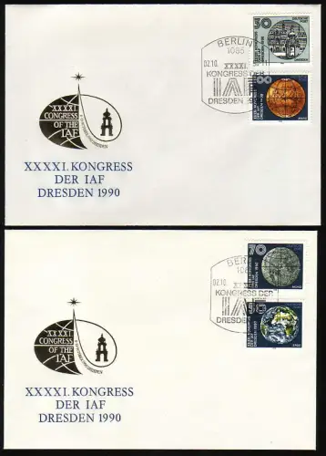 3360-3363 Congrès de l'IFF 1990, taux FDC ESSt Berlin