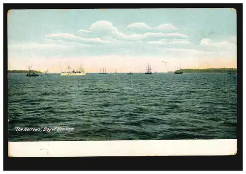 AK Artiste "The Narrows" - Détroit dans la baie de New York, inutilisé