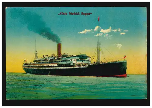 Bateaux AK Photo: Kammer ROI FRIEDRICH AOUT, Editeur A.N.H., non utilisé