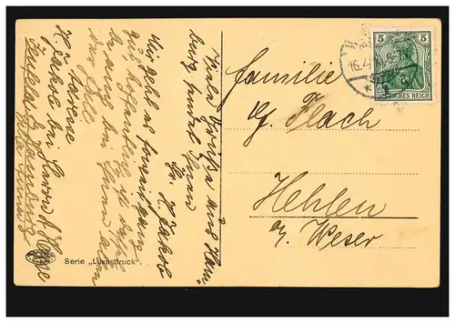 Bateaux AK Photo: voiliers et bateaux dans le port de Hambourg, 16.4.1910