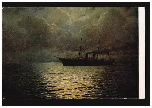 AK Artiste Bateaux: Kalmykoff / Kalmikov: Silencieuse route, GÖRLITZ 1921