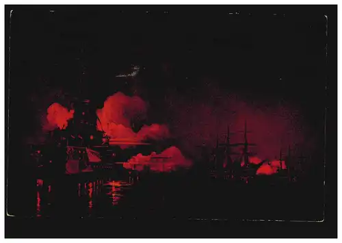 AK Guerriers: combats de nuit, croiseurs et voiliers 29.10.1906