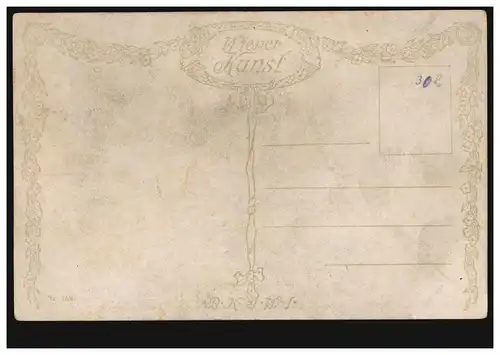 AK Artiste Agriculture: Erich Agneau - Le dernier champ, inutilisé vers 1910