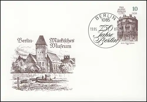 P 95 Palais Ephraim 10 Pf, ESSt Berlin 19.05.1987