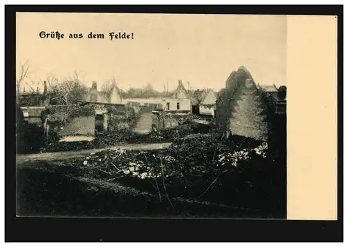 AK Salutation du champ: Bailléul Sire Berthoult - Vue partielle, inutilisé