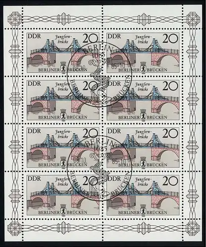 2973 Ponts-Kleinbühlung Jungfernbrück 1985, Offsetgrav, Esst Berlin