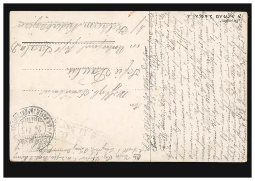 Humor-AK Rauchender Soldat: Welche Nummer mag das sein? Feldpost 26.7.1915