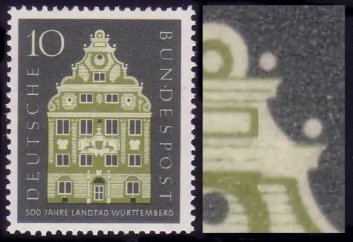 279 Württemberg, PLF Ligne de rupture en haut à droite, case 49, frais de port **