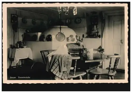 AK Agriculture: Bayerische Bauernstube, SSt RAUBÖING 10.10.1937