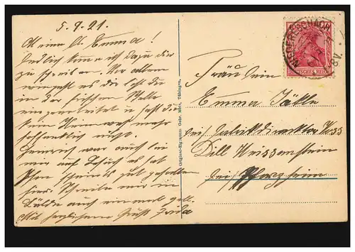 AK Agriculture: Fleurs de foin dans la Forêt Noire, NEERESCHACH (BADE) 1921