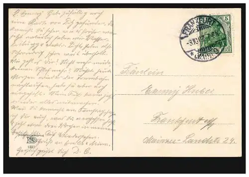 AA Agriculture: puits d'extraction devant une ferme, FRANKFURT/MAIN 3.10.1907