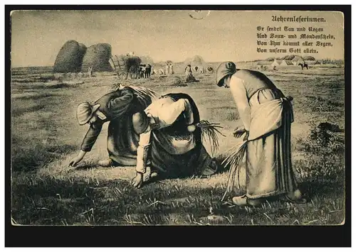 Künstler-AK Millet: Getreideernte - Die Ährenleserinnen, ungebraucht
