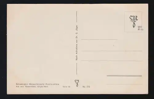 AK Photo La récolte de céréales - les paysans à la gerbe, inutilisé, vers 1920