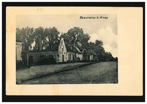 Photo AK Beaurains détruits à Arras, inutilisé vers 1914/1915