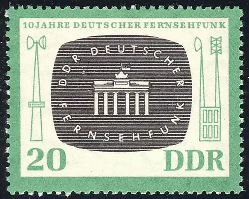 923 Deutscher Fernsehfunk 20 Pf **