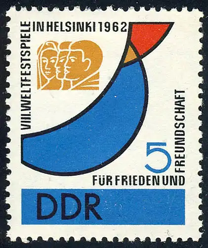902 Weltfestspiele 5 Pf **