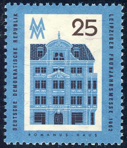875 Leipziger Frühjahrsmesse Romanus-Haus 25 Pf **