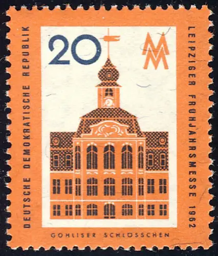874 Leipziger Springsmesse Gohliser Schloss 20 Pf **