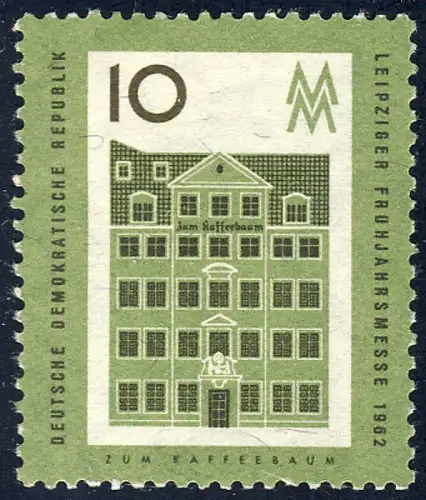 873 Leipziger Frühjahrsmesse Kaffeebaum 10 Pf **