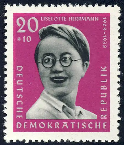 851 Mémorials Buchenwald Herrmann 20+10 Pf **