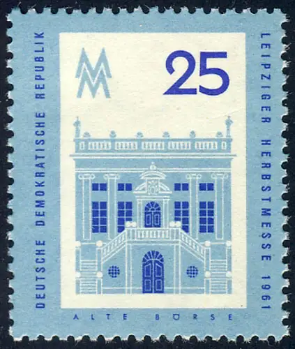 844 Leipziger Automne Messe Alte Börse 25 Pf **