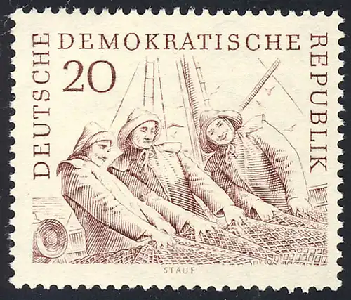 818 Hochseefischerei Fischer 20 Pf **