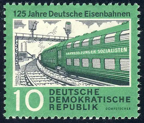 804 Chemins de fer allemands 10 Pf **