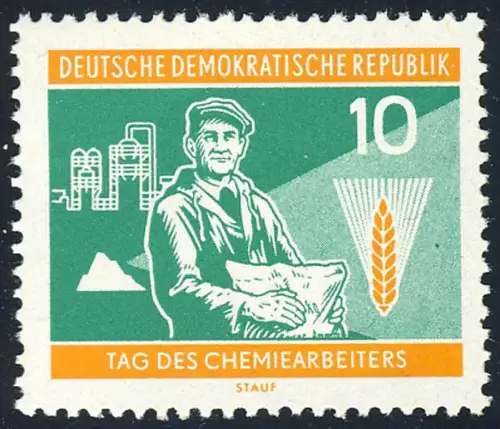 801 ouvriers chimiques 10 Pf **