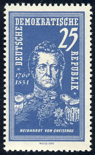 794 Comte Neidhardt von Gneisenau 25 Pf