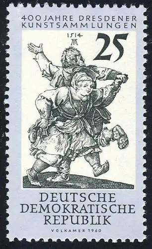 792 Dresdener Kunstsammlung 25 Pf **