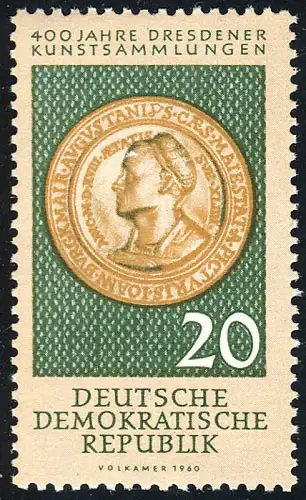 791 Dresdeer Kunstsammlung 20 Pf **