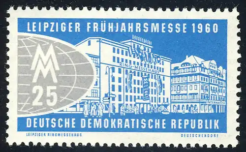 751 Leipziger Frühjahrsmesse 25 Pf **