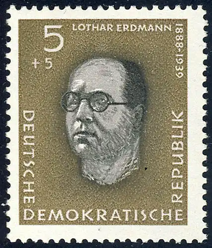 752 Gedenkstätte Sachsenhausen Erdmann 5+5 Pf **