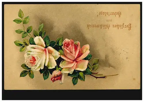 Poste de terrain BS Kgl. Sächs. Régiment d'artillerie pieds 10 POSEN 28.1.16 Félicitations AK