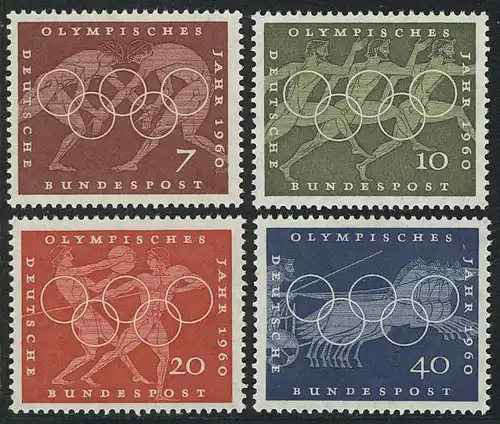 332-335 Olympische Sommerspiele 1960, Satz **