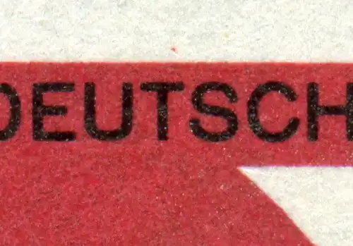 399 Vogelfluglinie mit PLF roter Punkt über dem T von DEUTSCHE, Feld 43 **