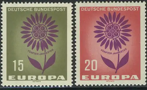 445-446 Europa/CEPT 1964, Satz postfrisch **