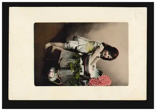 Schweiz Kinder-AK Mädchen beim Händewaschen, AMBULANT No. 29 - 6.5.1909