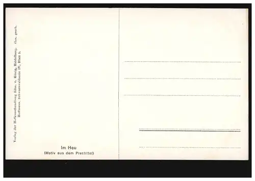 AK Agriculture - H. Hoffmann: La moisson des foins dans la vallée du Precht, inutilisé